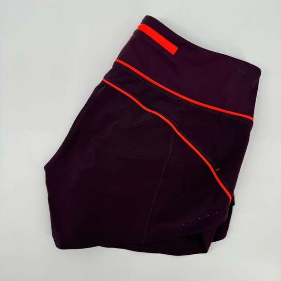 Athleta Pants - Athleta Women’s Small Run With It Short Burgundy Athletic Running Shorts
